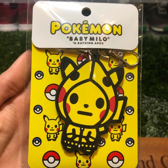 Bape Other - Bape Pokemon Pikachu Keychain